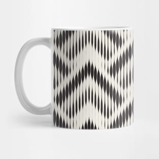 Geometric monochrome pattern Mug